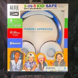 0280. NIB ~ Altec Lansing 2 - in - 1 Kid Safe Headphones 🎧 👌